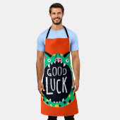 Abstrakte viel Glück Schürze (Getragen)