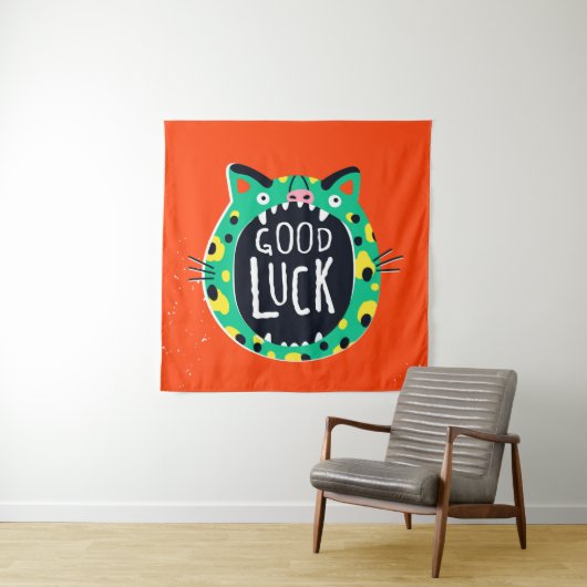 Abstrakte viel Glück Wandteppich (Beispiel)