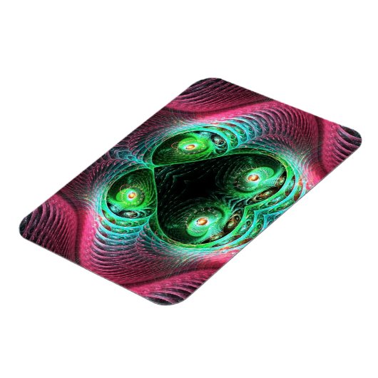 Abstrakte vier Augen Magnet (Linke Seite)