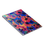 Abstrakte Vintage Blume Notizblock (Rechte Seite)