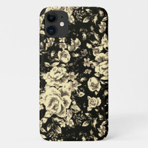 Abstrakte Vintage-Blumen-Sparklinglasurtextur Case-Mate iPhone Hülle