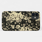 Abstrakte Vintage Blumenglastextur Case-Mate iPhone Hülle (Rückseite (Horizontal))