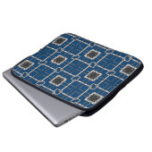 Abstrakte Vintage Dekoration. Abbildung, Laptopschutzhülle (Vorne Knopf)