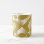 Abstrakte Vintage Geometrie nahtlos Kaffeetasse (Mittel)