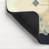 Abstrakte Vintage Girl Mousepad (Ecke)