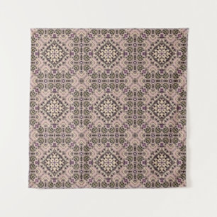 abstrakte Vintage Hintergrundfarbe Mosaiksymmetrie Wandteppich