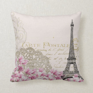 Abstrakte Vintage Romantische Paris Eiffelturm Kun Kissen