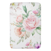 Abstrakte Vintage Wasserfarbe für Frauen Badematte (Vorderseite Vertikal)