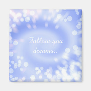 abstrakte violette bokeh Spiralebeschaffenheit Magnet