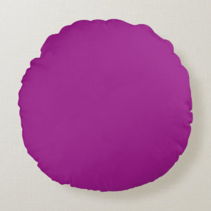 Abstrakte violette einfache Farbe Rundes Kissen