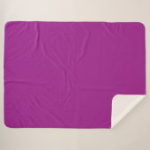 Abstrakte violette einfache Farbe Sherpadecke (Vorderseite (Horizontal))