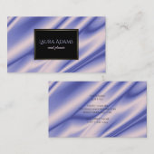 Abstrakte violette Seide bewegt Beschaffenheit Visitenkarte (Vorne/Hinten)