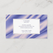 Abstrakte violette Seide bewegt Beschaffenheit Visitenkarte (Rückseite)