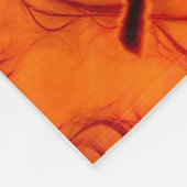 Abstrakte Violine Fleecedecke (Ecke)