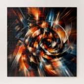 Abstrakte Vision von Bewegung und Geist Puzzle (Horizontal)