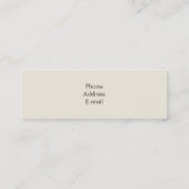 Abstrakte Visitenkarte (Rückseite)