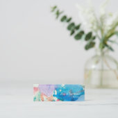 Abstrakte Visitenkarte (Stehend Vorderseite)