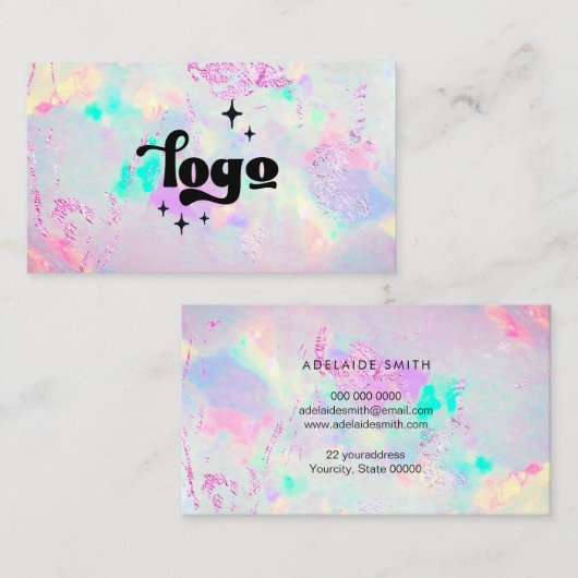 abstrakte Visitenkarte (Vorne/Hinten)