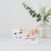 Abstrakte Visitenkarte (Stehend Vorderseite)