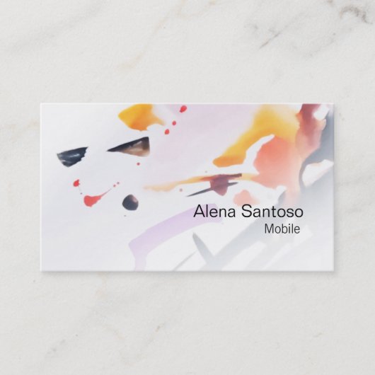 Abstrakte Visitenkarte (Vorderseite)