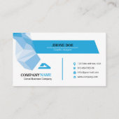 Abstrakte Visitenkarte (Rückseite)