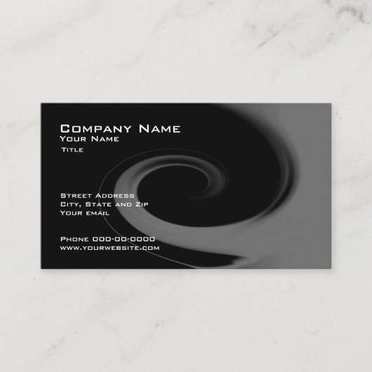 Abstrakte Visitenkarte (Vorderseite)