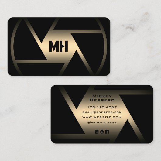 Abstrakte Visitenkarte (Vorne/Hinten)