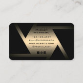 Abstrakte Visitenkarte (Rückseite)