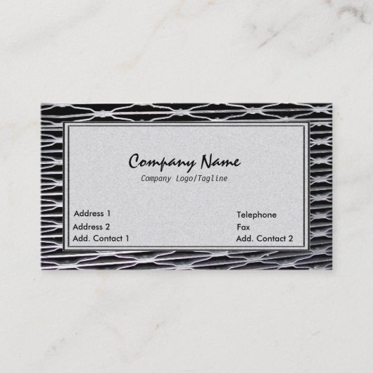 Abstrakte Visitenkarte (Vorderseite)