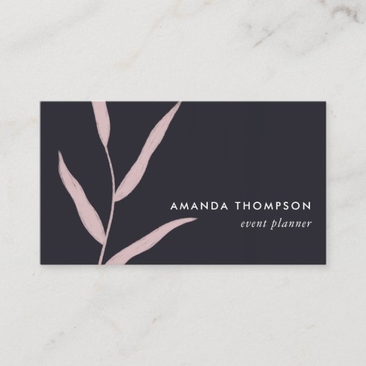 Abstrakte Visitenkarte (Vorderseite)