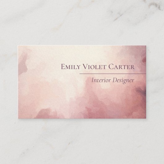 Abstrakte Visitenkarte (Vorderseite)