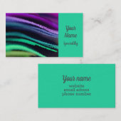 Abstrakte Visitenkarte (Vorne/Hinten)