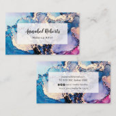 Abstrakte Visitenkarte für  Gold (Vorne/Hinten)