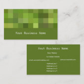 Abstrakte Visitenkarte für Naturfarben (Vorne/Hinten)