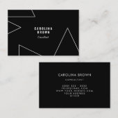 Abstrakte Visitenkarte mit benutzerdefinierter Chi (Vorne/Hinten)