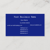 Abstrakte Visitenkarte Rot, Orange, Gelb Inferno (Rückseite)