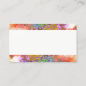 abstrakte Visitenkartenvorlage Visitenkarte (Rückseite)