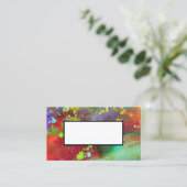 abstrakte Visitenkartenvorlage Visitenkarte (Stehend Vorderseite)