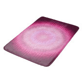 Abstrakte Vitrage rosa Textur. Badematte (Schrägansicht)