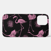 Abstrakte Vögel: einfarbiges Modemuster Case-Mate iPhone Hülle (Rückseite (Horizontal))
