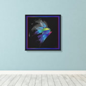 Abstrakte Vögel Leinwanddruck (Insitu (Holzboden))