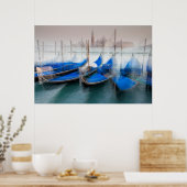 Abstrakte von Gondeln, Venedig Poster (Küche)