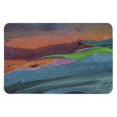 Abstrakte von Rainbow-Gum Magnet (Horizontal)