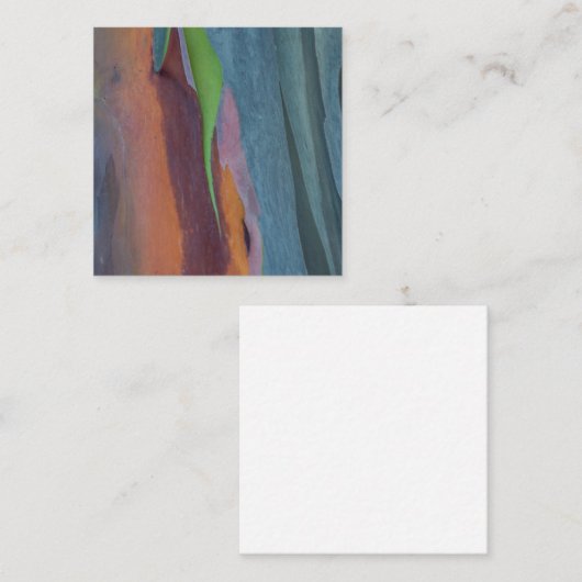 Abstrakte von Rainbow-Gum Mitteilungskarte (Vorne/Hinten)