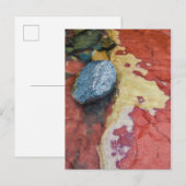 Abstrakte von Rocky Streambed Postkarte (Vorne/Hinten)