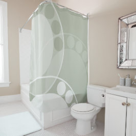 Abstrakte Vorderseite - Neutral - Duschvorhang