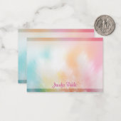 Abstrakte Vorlage für benutzerdefinierte handgesch (Vorderseite/Rückseite Beispiel)