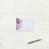 Abstrakte Vorlage für Ölfarben Post-it Klebezettel (Auf Schreibtisch)