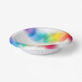 Abstrakte Vorlage Moderne Regenbogenfarben Pappteller (Gewinkelt)