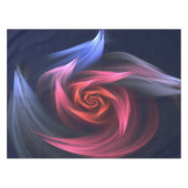 Abstrakte Vortex-Form rot und blau Tischdecke (Vorderseite (Horizontal))
